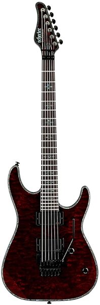 open zoom image for Schecter Hellraiser Sunset Electric Guitar with Floyd Rose, Black Cherry