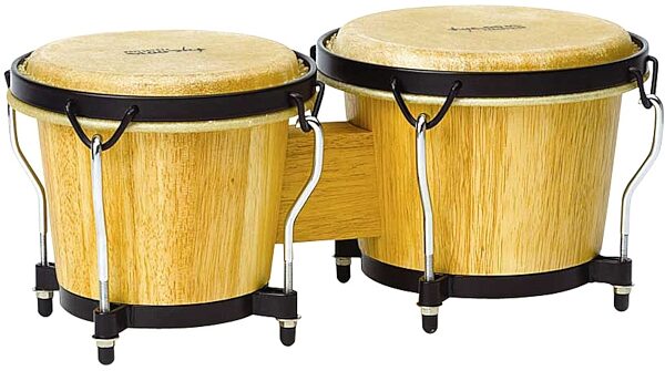 open zoom image for Tycoon Percussion Ritmo Bongos Set, Natural and Black