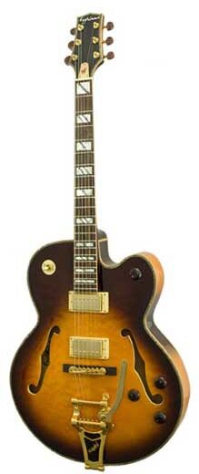 open zoom image for Highland HEJ630B Hep Cat Deluxe Electric Guitar with Bigsby Tremolo, Main