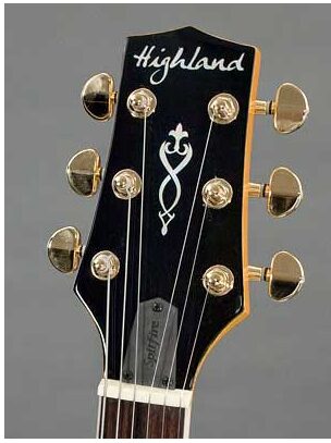 open zoom image for Highland HEG750 Spitfire Electric Guitar, Headstock