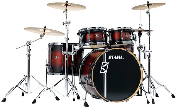 open zoom image for Tama SL52HX Superstar SK Custom Hyper-Drive 5-Piece Drum Shell Kit, Satin Cherry Burst