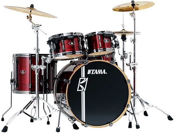 open zoom image for Tama SX52HX Superstar EFX Custom Hyper-Drive 5-Piece Drum Shell Kit, Red