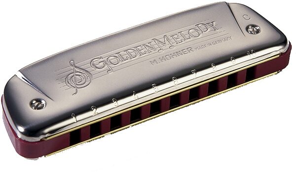 open zoom image for Hohner Golden Melody Harmonica, Main