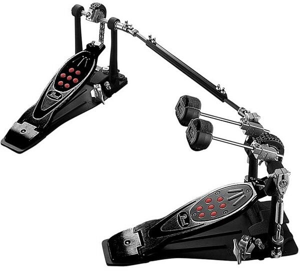 open zoom image for Pearl P2002CB Eliminator Black Double Bass Drum Pedal (with Case), Main