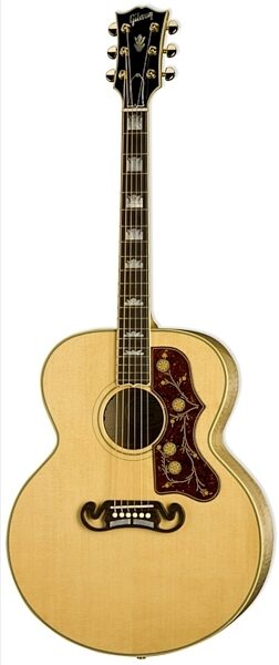 open zoom image for Gibson J-200 Super Jumbo Standard Acoustic-Electric Guitar (with Case), Antique Natural