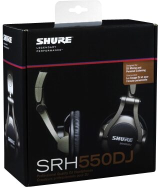 open zoom image for Shure SRH550DJ DJ Headphones, Package