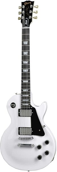 open zoom image for Gibson Les Paul Studio Electric Guitar with Case, Alpine White, With Chrome Hardware
