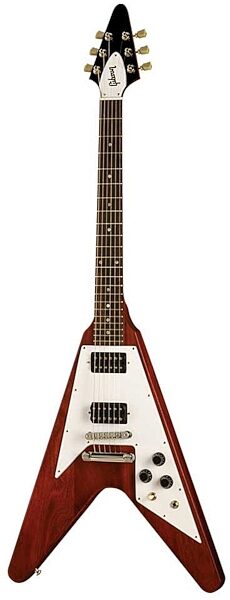 open zoom image for Gibson Faded Series Flying V Electric Guitar (with Gig Bag), Worn Cherry