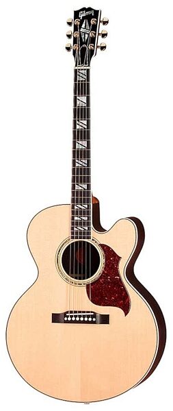 open zoom image for Gibson J-185 EC Rosewood Modern Classic Jumbo Acoustic-Electric Guitar (with Case), Antique Natural