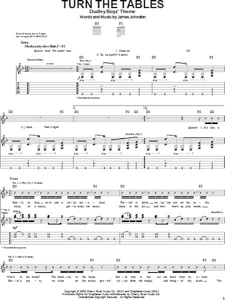 open zoom image for Turn The Tables - Guitar TAB, New, Main