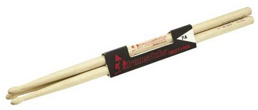 open zoom image for 3 Drumsticks 7A Hickory Drumsticks, Acorn Wood Tip