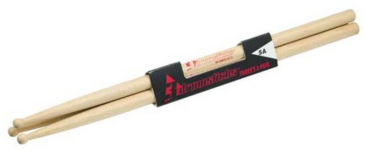 open zoom image for 3 Drumsticks 5A Hickory Drumsticks, Wooden Ball Tip