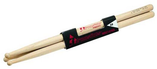 open zoom image for 3 Drumsticks 2B Hickory Drumsticks, Wooden Ball Tip
