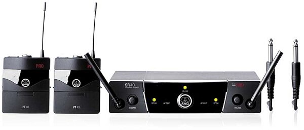 open zoom image for AKG WMS 40 Pro Dual Instrument UHF Diversity Wireless System, Main