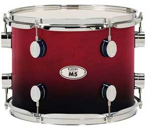 open zoom image for Pacific M5 Maple Series Floor Tom, Cherry Black Fade