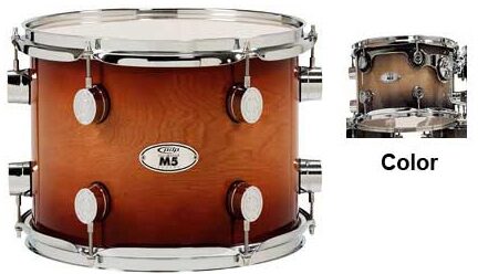 open zoom image for Pacific M5 Maple Series Floor Tom, Charcoal Burst