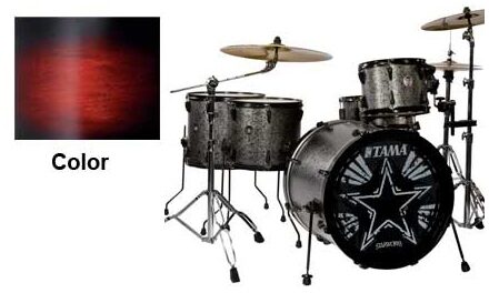 open zoom image for Tama WL52GB Starworks 5-Piece Drum Shell Kit, Satin Cherry Burst