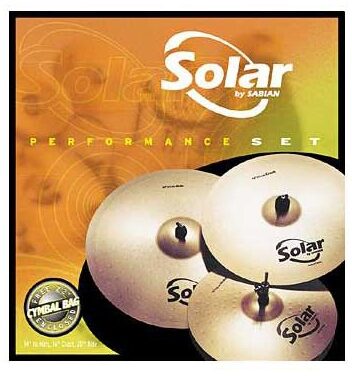 open zoom image for Sabian Solar Performance Cymbal Set, Main