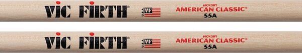 open zoom image for Vic Firth American Classic 55A Wood Drumsticks, New, Action Position Back