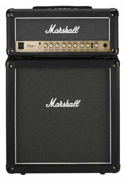 open zoom image for Marshall Haze Guitar Amplifier Half Stack with MHZ15 Head and MHZ112B Cabinet, Main
