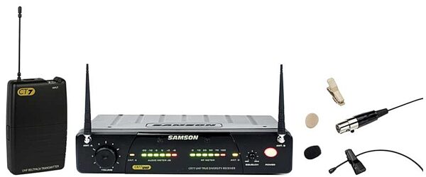 open zoom image for Samson Concert 77 UHF TD Wireless with LM10 Omnidirectional Lavalier Transmitter, Main