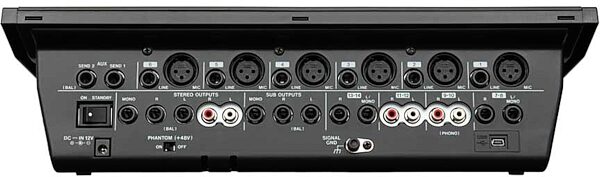 open zoom image for TASCAM M-164FX 16-Channel Mixer with Effects, Rear