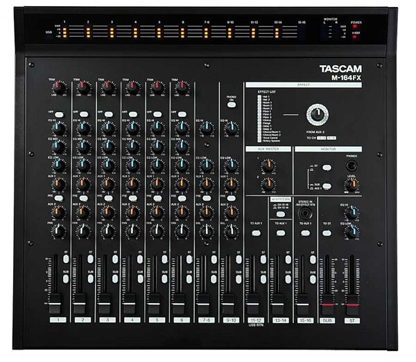 open zoom image for TASCAM M-164FX 16-Channel Mixer with Effects, Main
