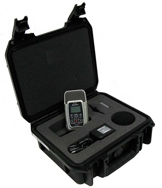 open zoom image for SKB 3IZOOH2 Waterproof Case for Zoom H2, In Use (Zoom H2 Not Included)