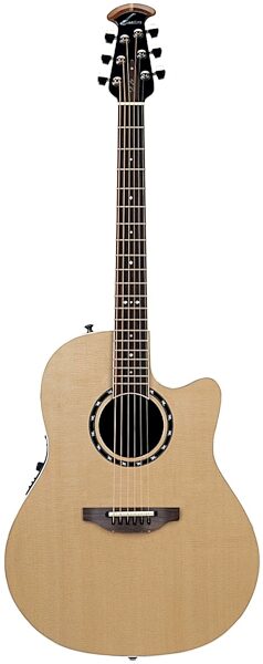 open zoom image for Ovation 1771AX Standard Balladeer Mid-Depth Bowl Acoustic-Electric Guitar, Natural