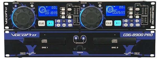 open zoom image for VocoPro CDG-8900 PRO Dual CD/CD+G Player, Main