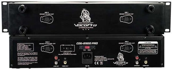 open zoom image for VocoPro CDG-8900 PRO Dual CD/CD+G Player, Rear
