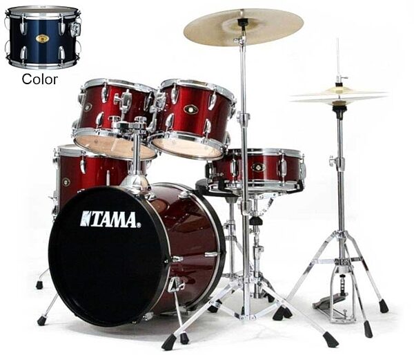 open zoom image for Tama SG58HS5 Stagestar Compact 5-Piece Drum Kit, Dark Blue