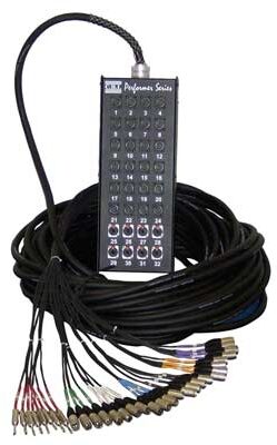 open zoom image for CBI 24x8 Audio Snake with Neutrik Connectors (XLR x 24, 1/4" TRS x 8), 150 foot, Main