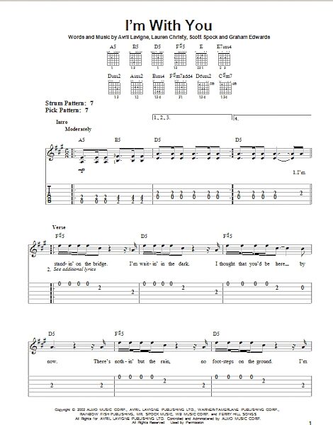 open zoom image for I'm With You - Easy Guitar with TAB, New, Main