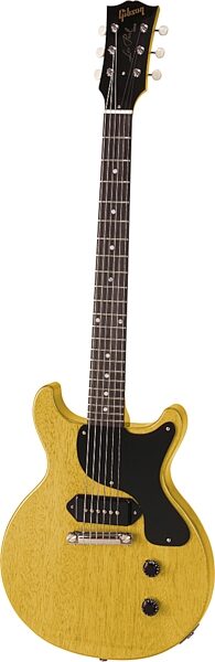 open zoom image for Gibson Custom Historic 1958 Junior Double Cutaway Vintage Original Spec Electric Guitar (with Case), TV Yellow