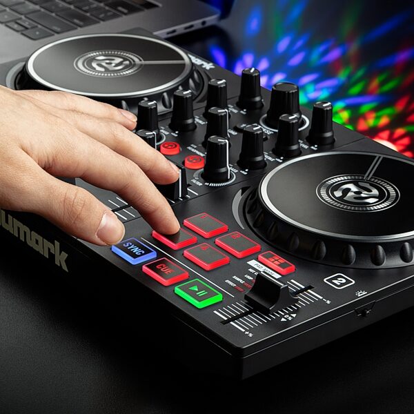 open zoom image for Numark Party Mix II DJ Controller with Light Show, New, In Use