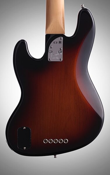 open zoom image for Fender American Deluxe Jazz V 5-String Electric Bass (Rosewood with Case), Body Straight Back