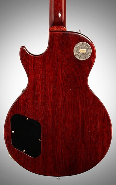 open zoom image for Gibson True Historic 1960 Les Paul Aged Electric Guitar (with Case), Body Straight Back
