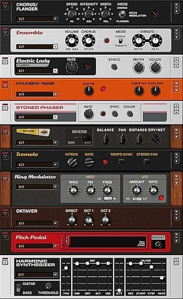 open zoom image for Native Instruments Guitar Rig Software Edition (Macintosh and Windows), Modulation Effects