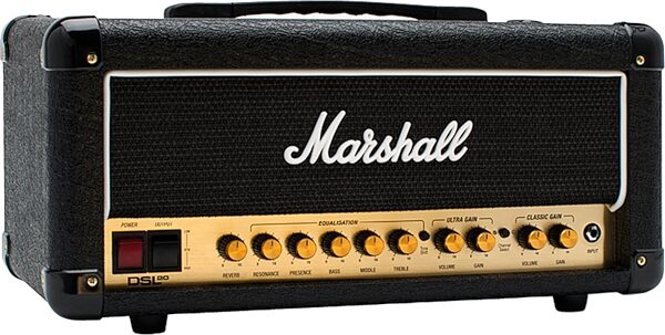 open zoom image for Marshall DSL20HR Guitar Amplifier Head (20 Watts), New, Action Position Back