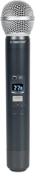 open zoom image for Phenyx Pro PTU-6000-8H 8-Channel UHF Handheld Wireless Microphone System, New, Action Position Back
