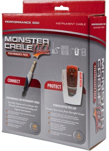 open zoom image for Monster Performer 500 Instrument Cable and Pro 200 PowerCenter Package, Main