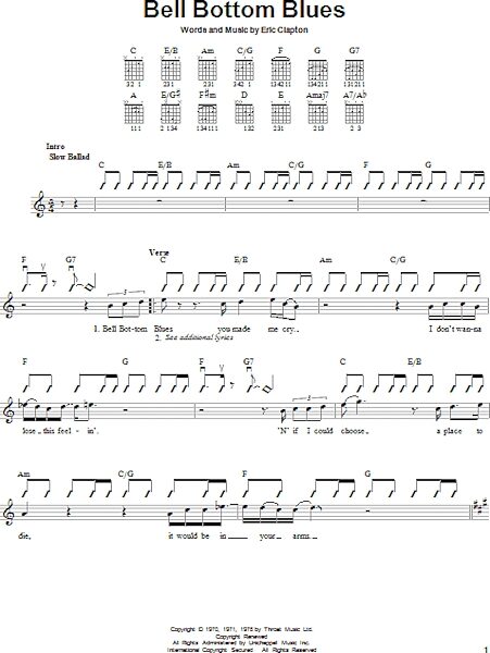 open zoom image for Bell Bottom Blues - Easy Guitar, New, Main