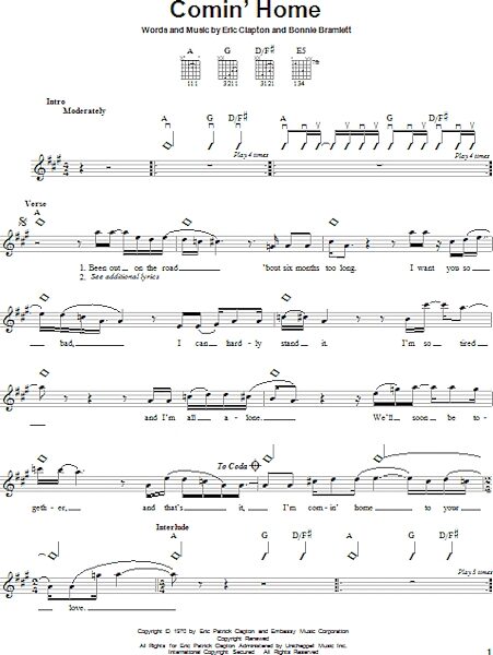 open zoom image for Comin' Home - Easy Guitar, New, Main