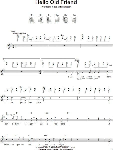 open zoom image for Hello Old Friend - Easy Guitar, New, Main