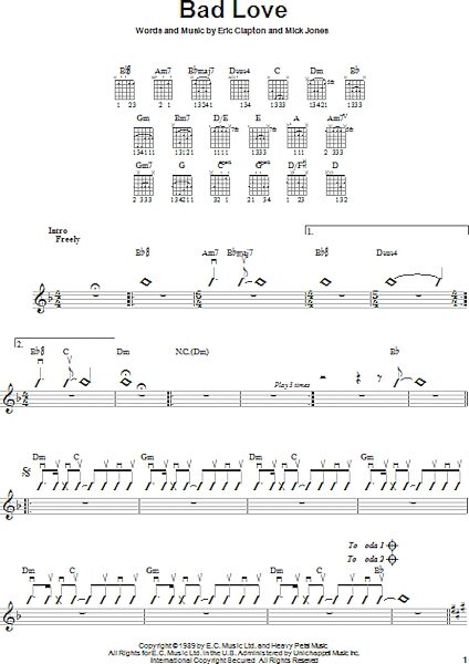 open zoom image for Bad Love - Easy Guitar, New, Main