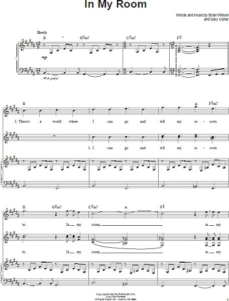 open zoom image for In My Room - Piano Vocal, New, Main