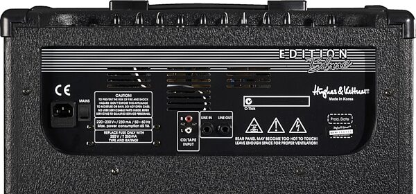 open zoom image for Hughes and Kettner Edition Blue 60 DFX Guitar Combo Amplifier (60 Watts, 1x12 in.), Rear