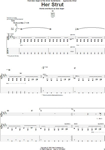 open zoom image for Her Strut - Guitar TAB, New, Main