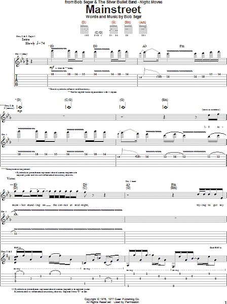 open zoom image for Mainstreet - Guitar TAB, New, Main